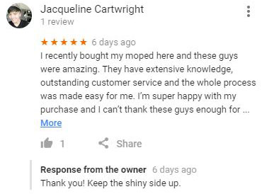 Google+ Review for Fusion Cycles, Inc
